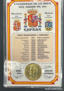 Coleccionismo deportivo: CALENDARIO DE LA COPA DEL MUNDO DE 1982